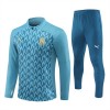 Olympique de Marseille Trainings Sweatshirt Quarter-zip 2024-25 Blauwe - Heren